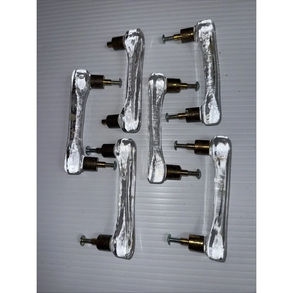 6‎ CLEAR GLASS Brass 4.25